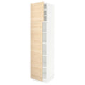 White High Cabinet with shelves and 2 Doors G529173