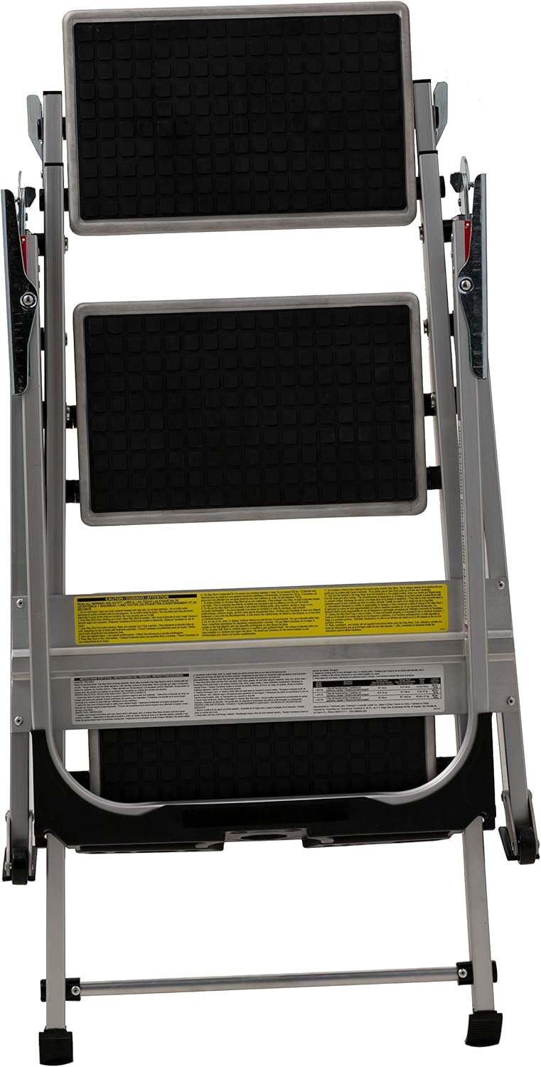 3-Foot Step Stool, 300-Pound Capacity, Silver Q219209