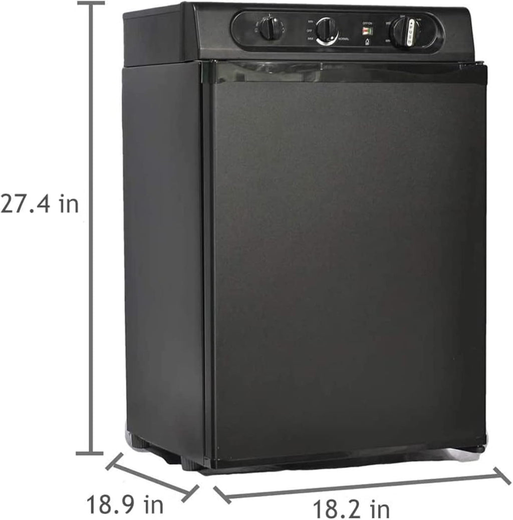 Black 2.1 Cu.ft. 3 Way Propane Refrigerator X687088