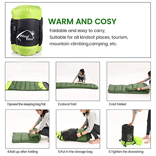 Compact Lightweight Mummy Sleeping Bag for Cold Weather Camping P87780