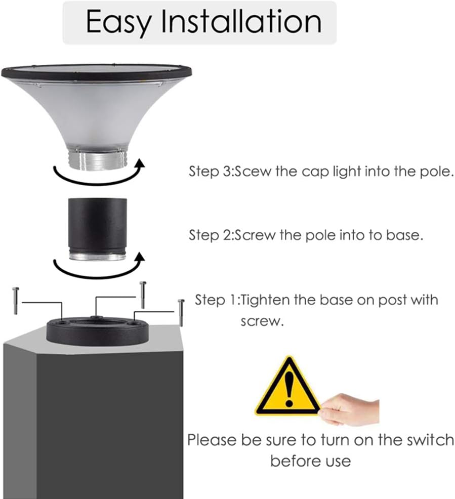 4 Pack Solar Post Cap Lights Q849538