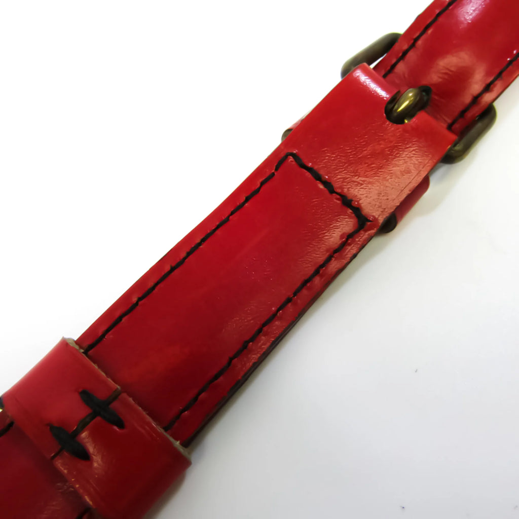 Pre-Owned Epi Cartouchiere Women's Shoulder Bag Castilian Red W5643