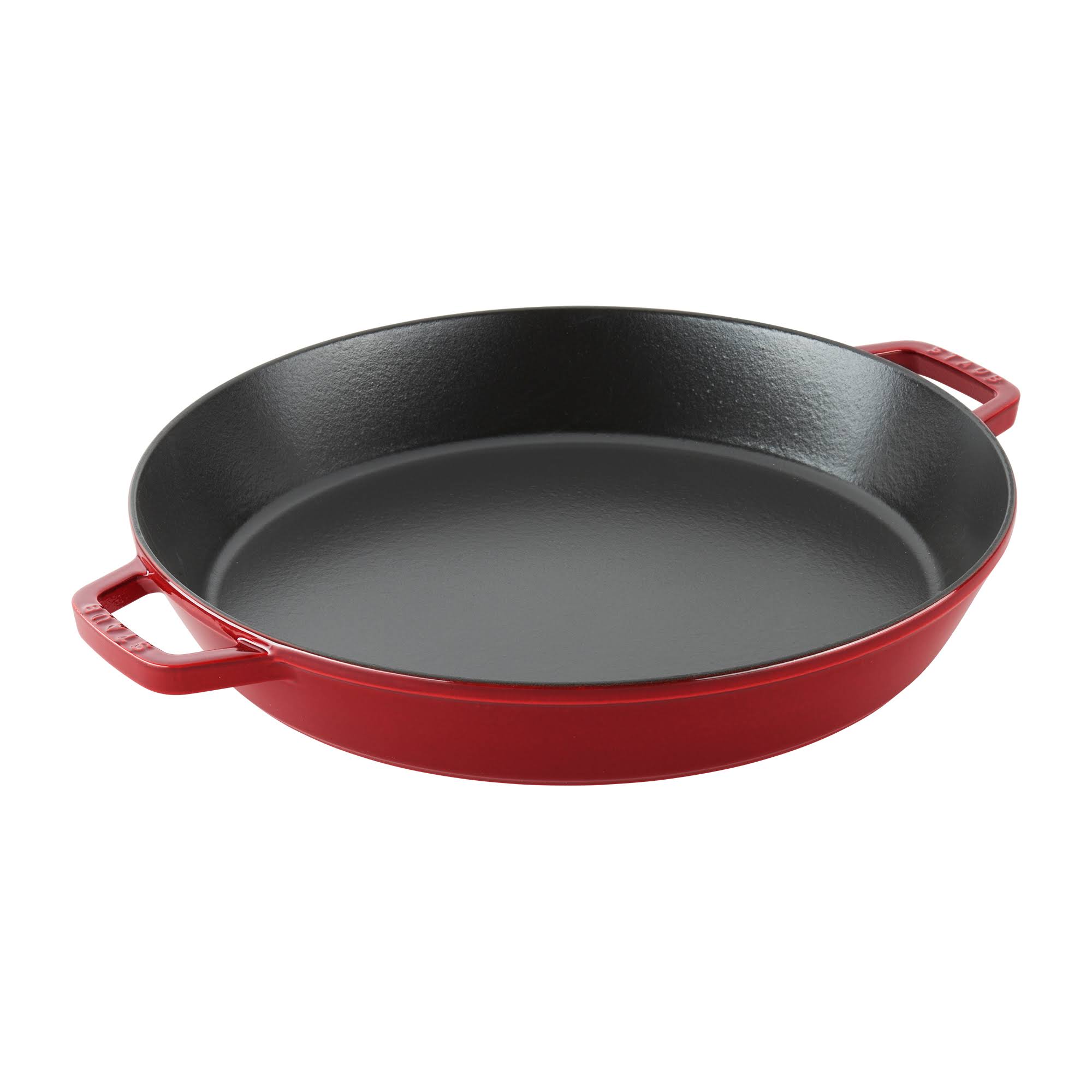 Cherry Cast Iron Double Handle Fry Pan / Paella Pan W5125
