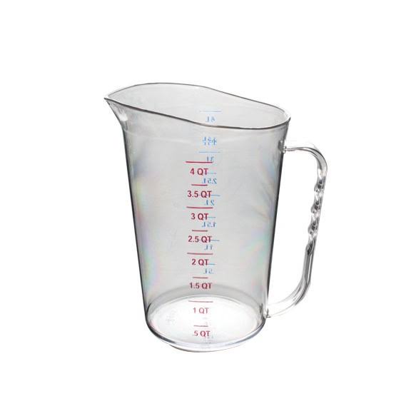 Clear Polycarbonate Measuring Cup, 4 Qt, Pack of 12 L441