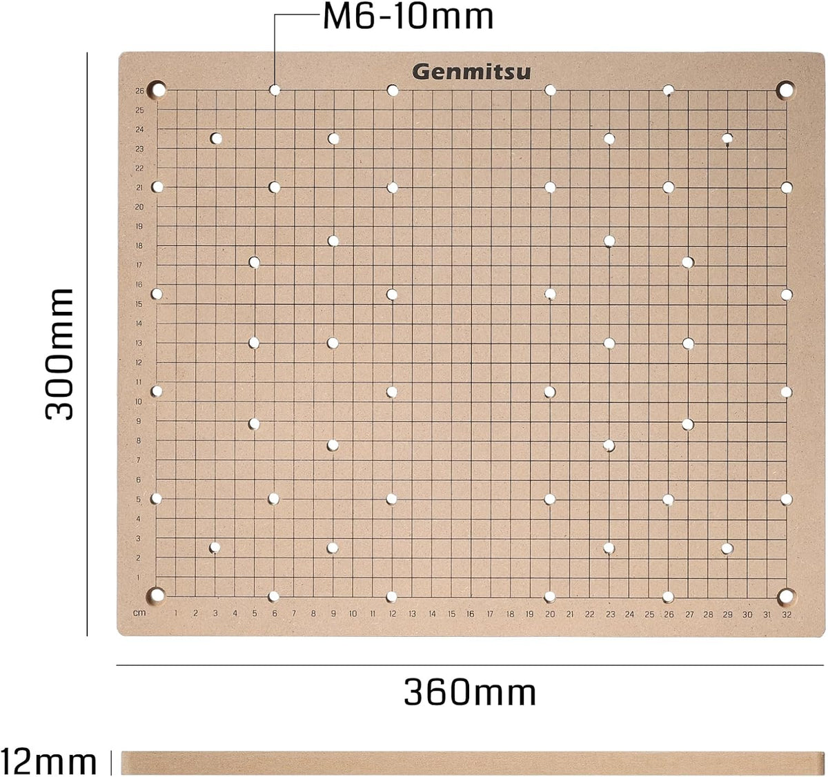 CNC Router Machine with Linear Guide & Ball Screw Motion, 360 x 300 x 12mm F60346