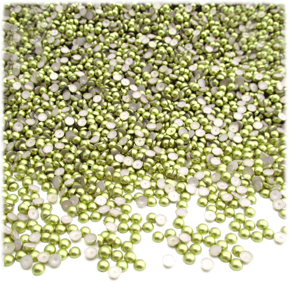 10000-pc Bright Phosphoric Green Plastic Pearl H251913