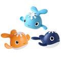 3 Pcs Wind Up Whale Bath Toys T2751