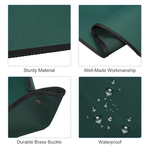 39.4" x 29.5" Waterproof Plant Repotting Mat with Garden Tools O7295