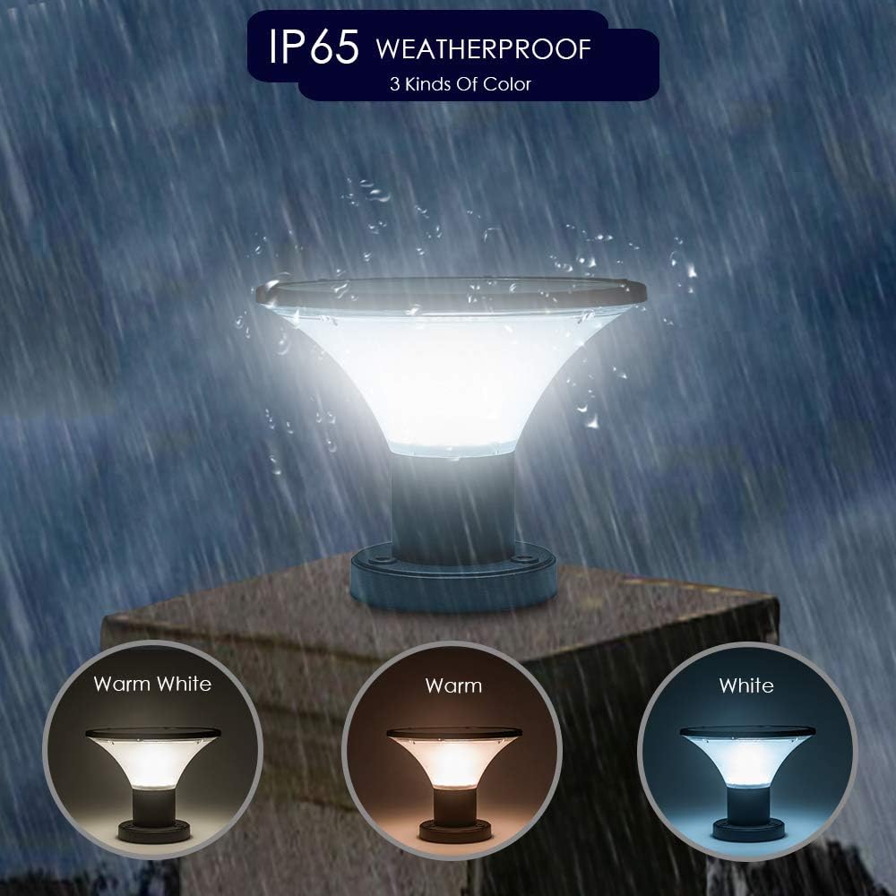 4 Pack Solar Post Cap Lights Q849538
