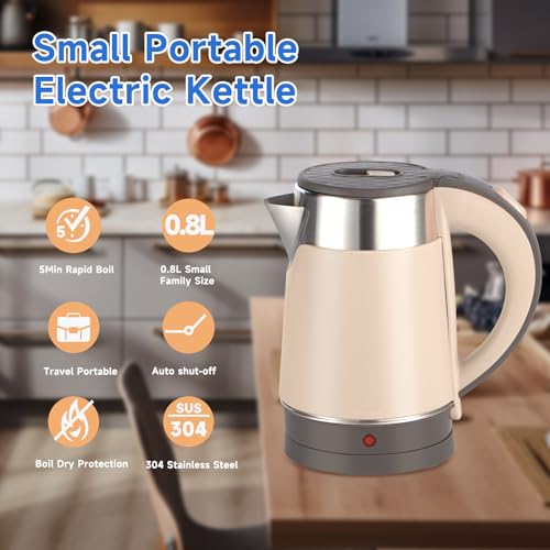 0.8L Stainless Steel Electric Tea Kettle P72590