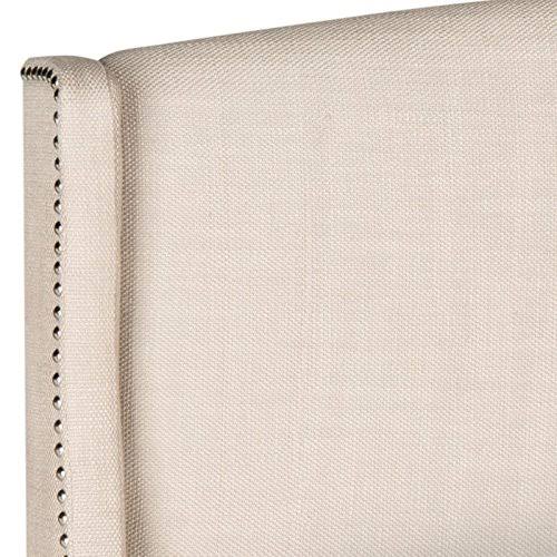Navy Linen Headboard (Queen) H331