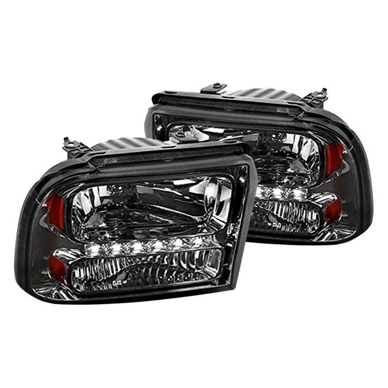Smoke Euro Headlights with LED Z6336