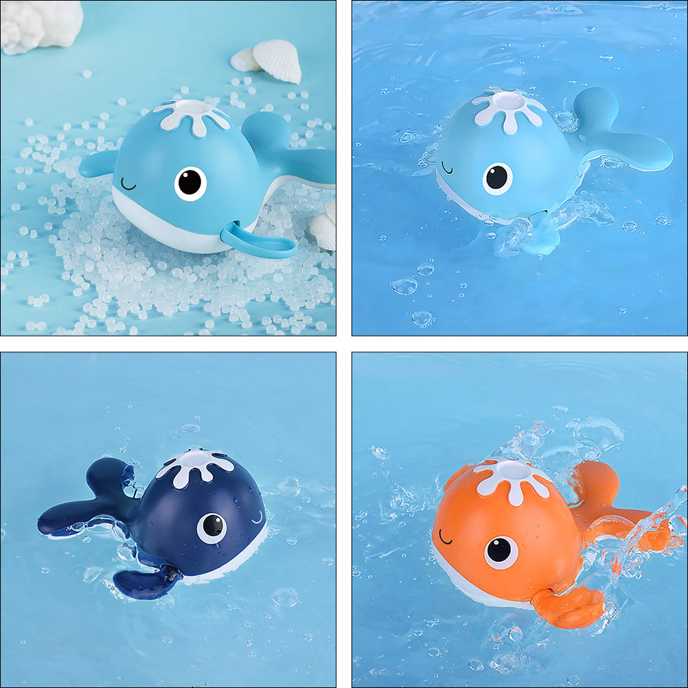 3 Pcs Wind Up Whale Bath Toys T2751
