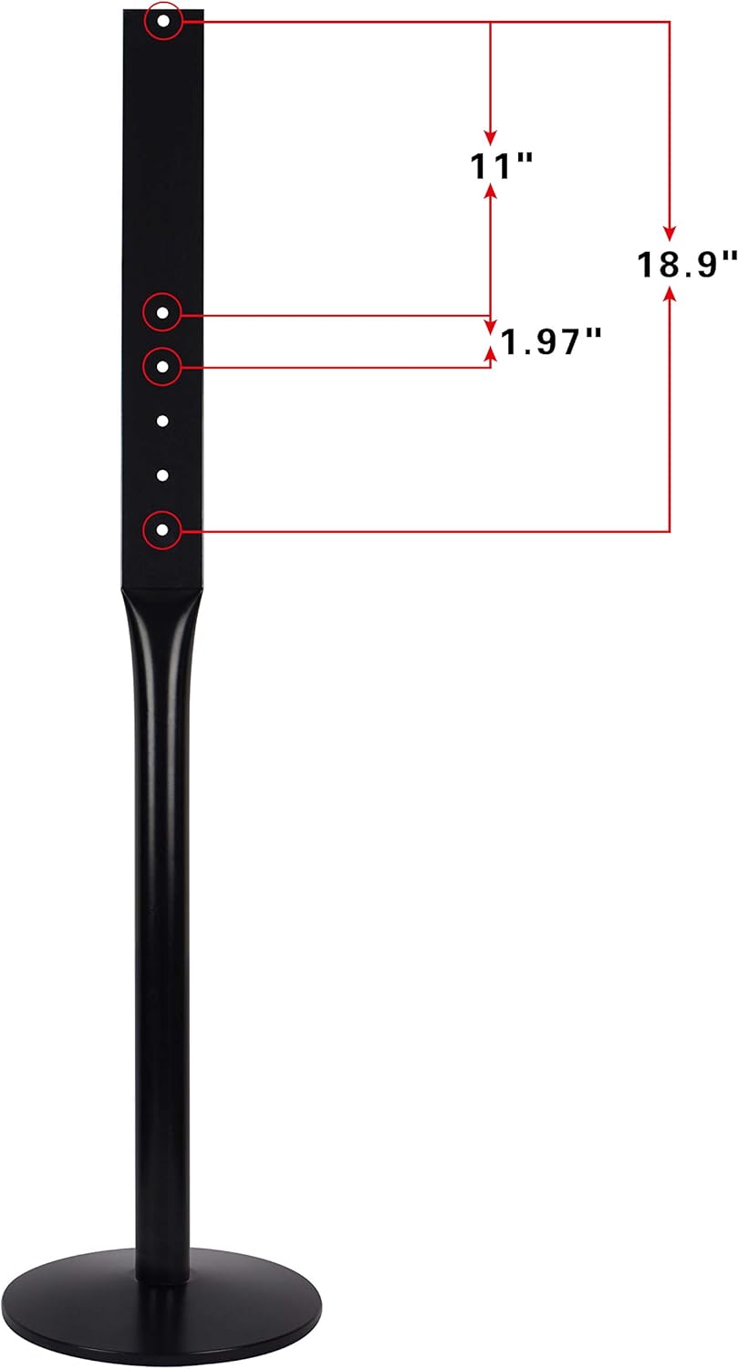 Cast Iron Sign Post Stand, Black Pack of 2 B8558