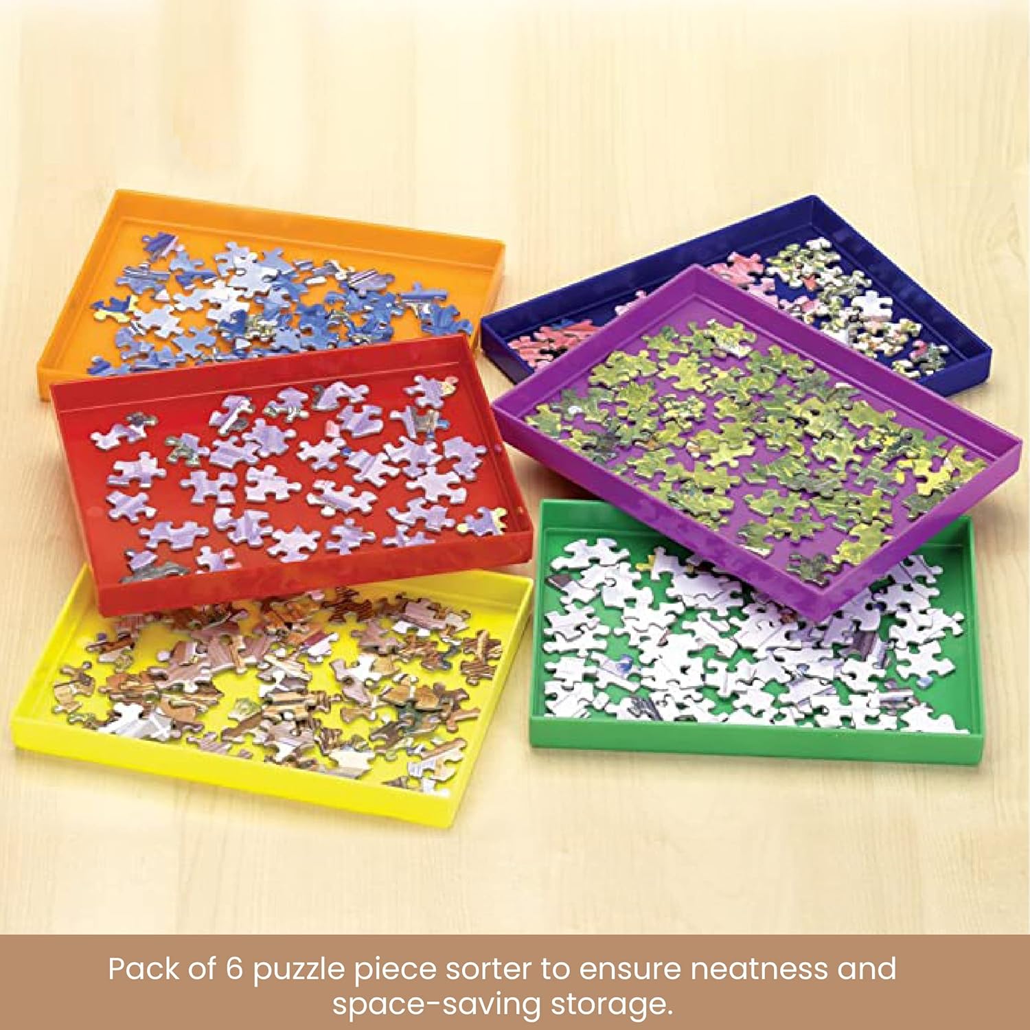 Stackable Sorting Trays - Pack of 6 C1206