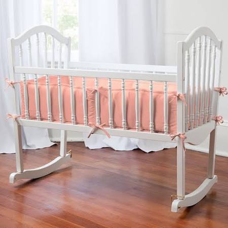 Solid Seafoam Aqua Crib Bumper U47068
