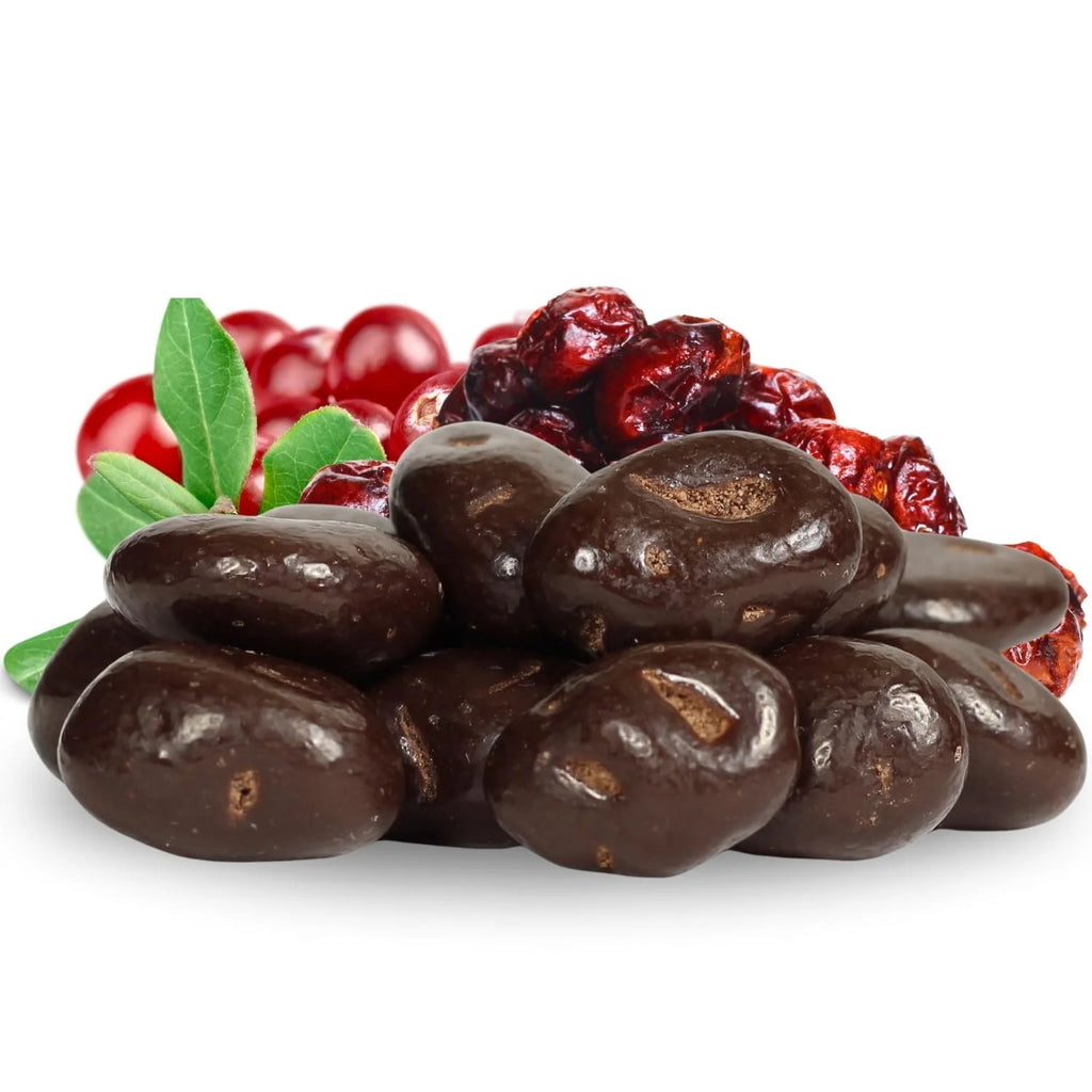 Dark Chocolate Covered Cranberries 3 LBS A3658