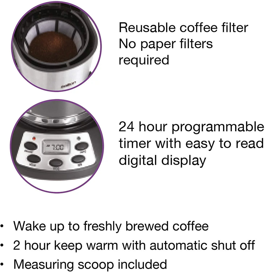 Black 14 Cup Coffee Maker I6734