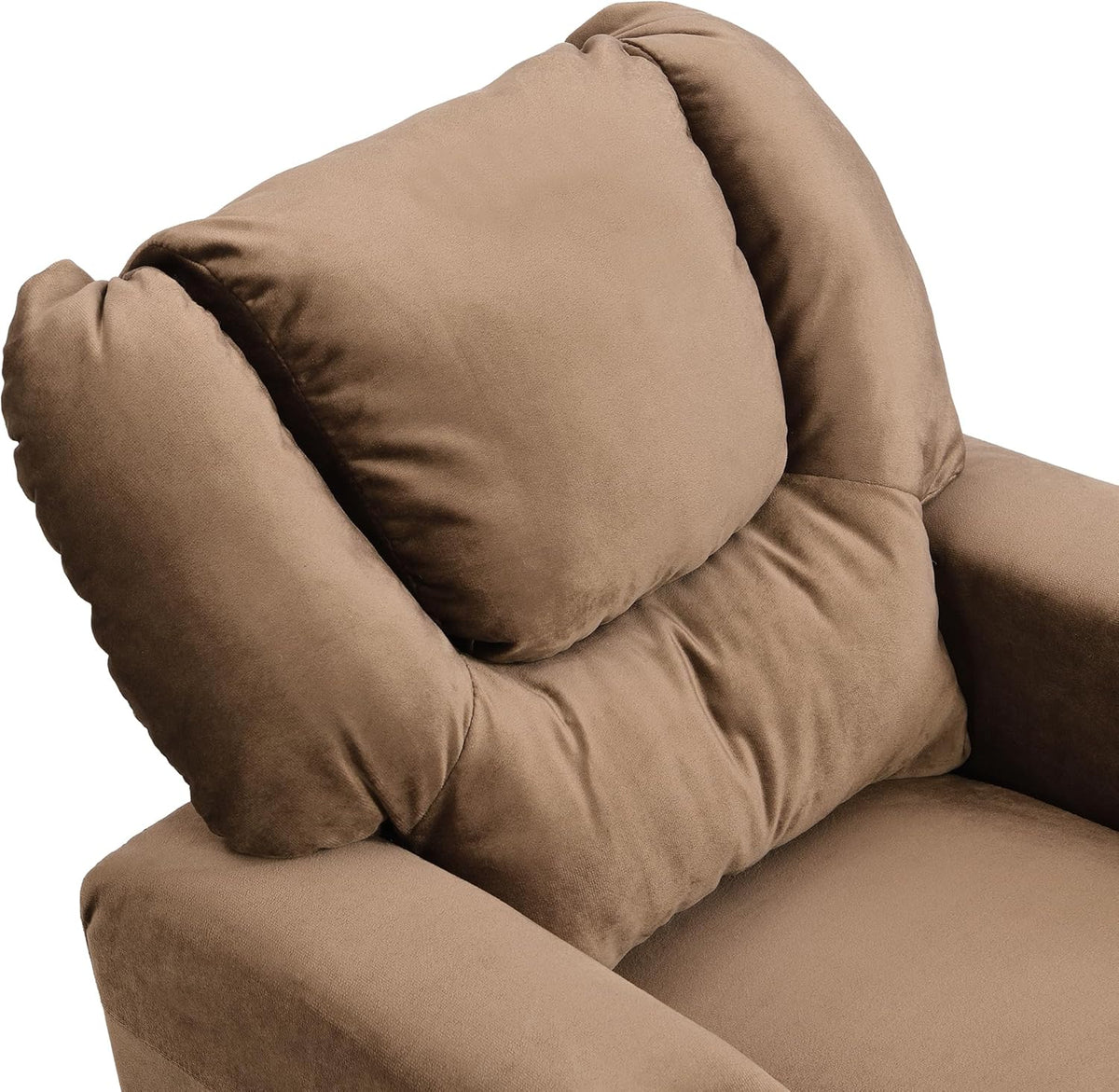 Kids Velvet Recliner Chair with Cup Holder K740