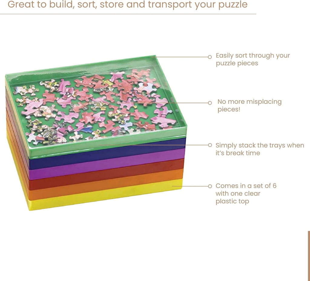 Stackable Sorting Trays - Pack of 6 C1206