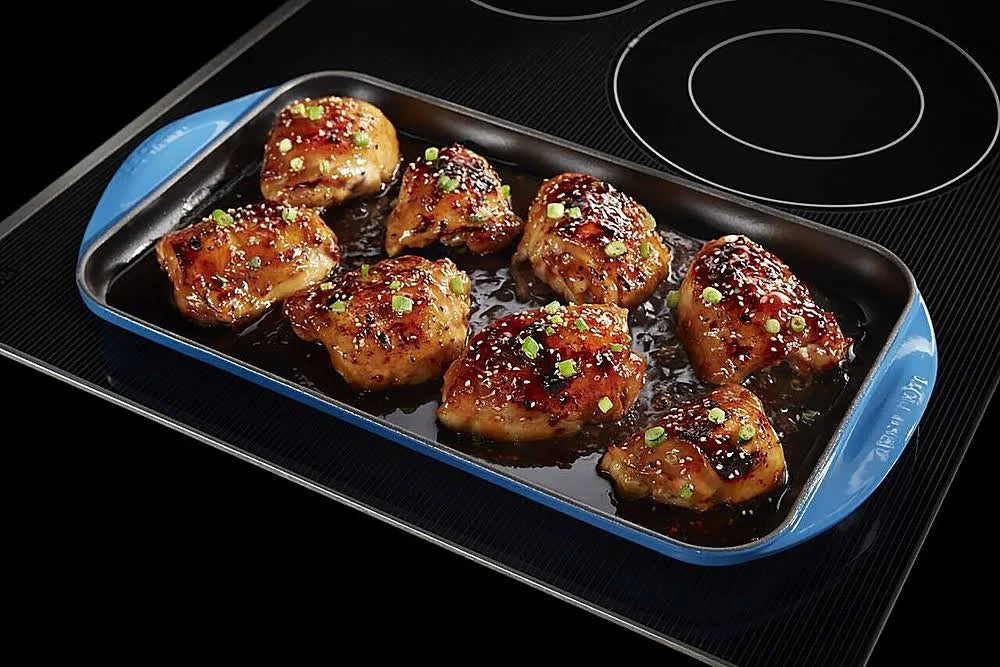 30-Inch Electric Cooktop with Reversible Grill and Griddle Stainless Steel F2837