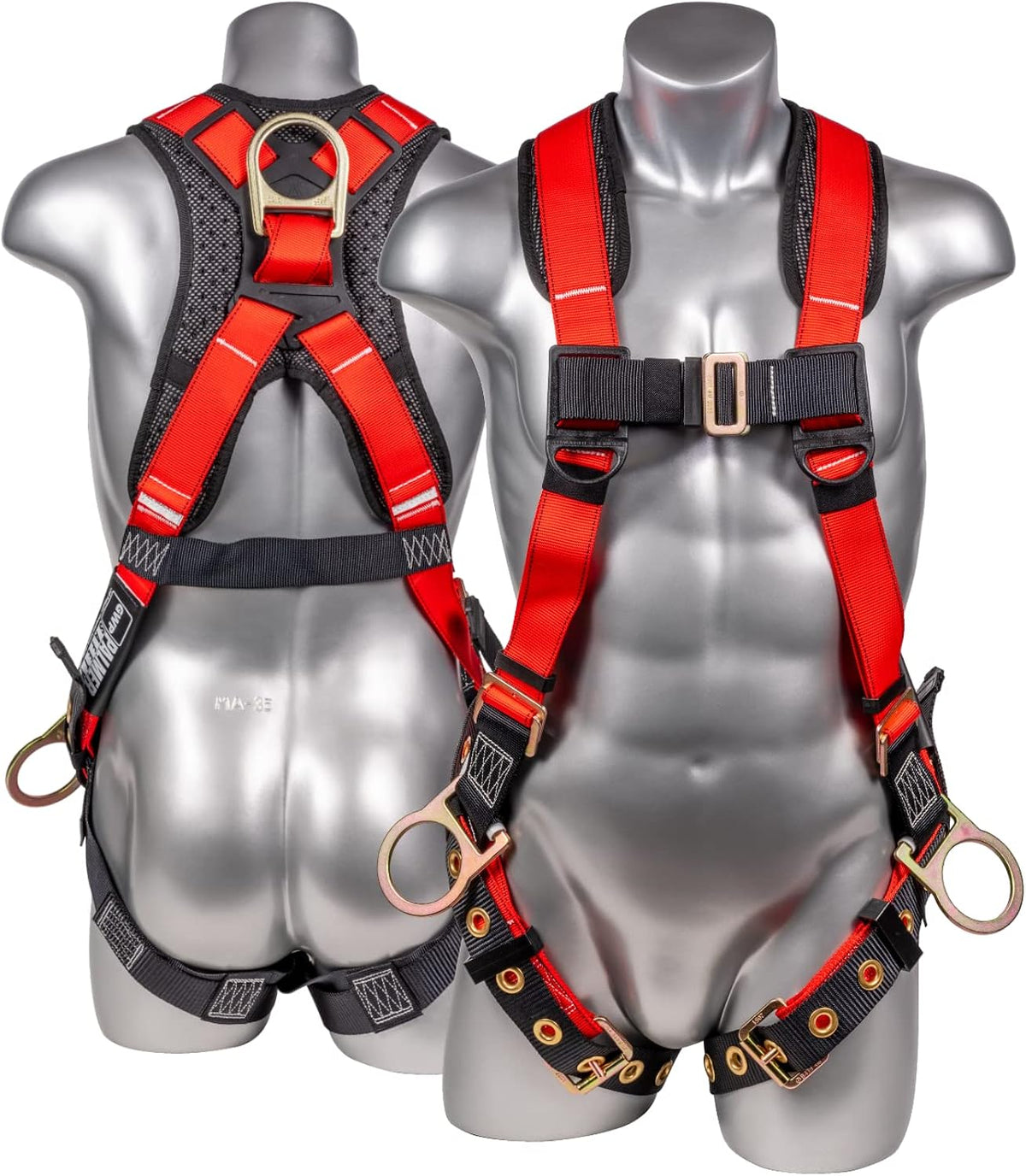 Full Body Harness with 5 Point Adjustment, Dorsal D-ring, Grommet Legs, Side D Rings, Fall Indicators P257038