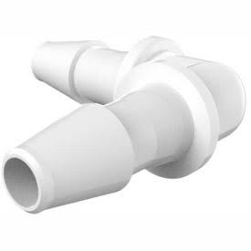 3/32x22 Barbed Equal 90 Degree Elbow, White Nylon K8677