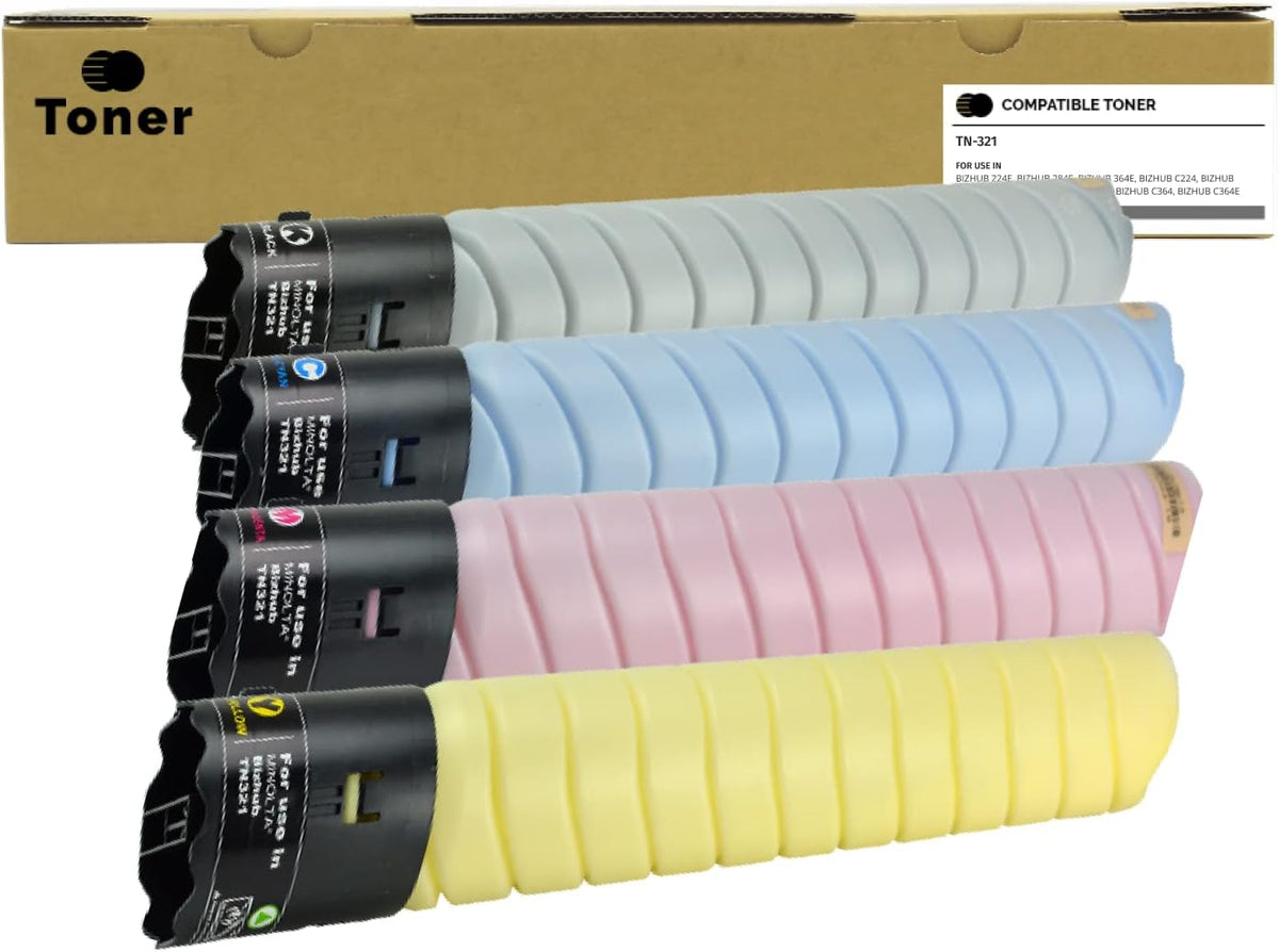 4 Color Toner Cartridge Pack of 4 F9656