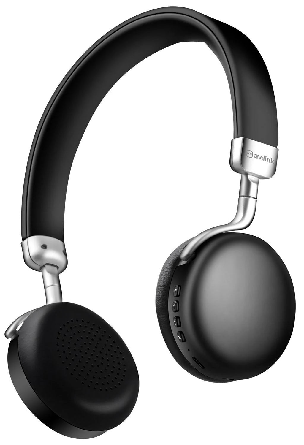 Metallic Bluetooth Headphones Black Z745