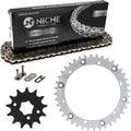 Drive Sprocket Chain Combo Front 13 Rear 40 Tooth 520NZ Standard 98 Links Pack of 2 K896388