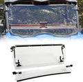 3-IN-1 Front Windscreen Folding Down Flip Clear Vented J53028