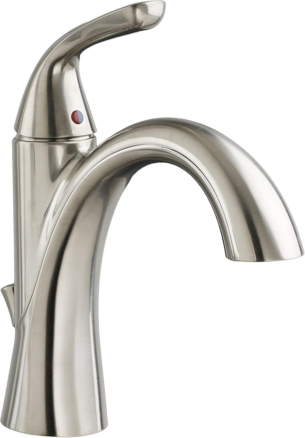 Polished Chrome Single Control Bathroom Faucet with Pop-up Drain E324877