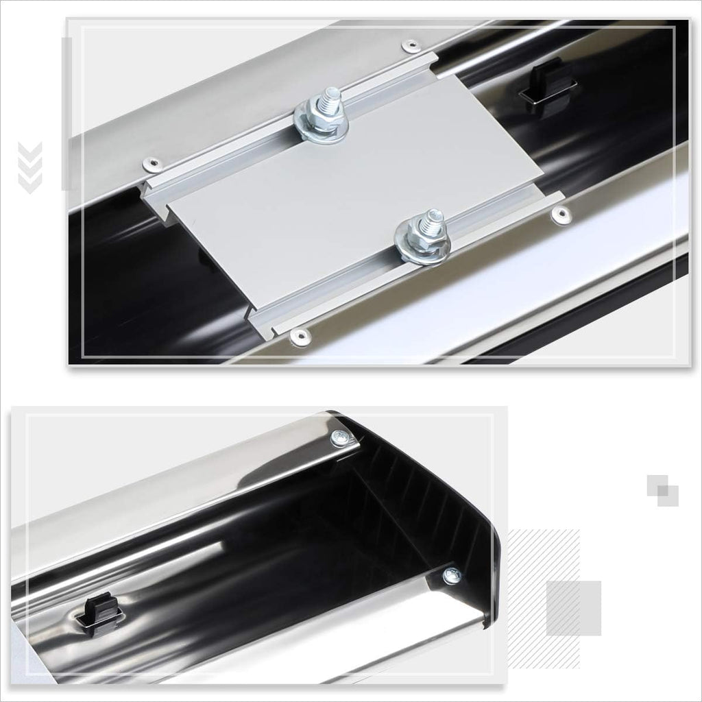 6 Inch Silver Aluminum Running Boards I795