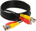 100FT Black BNC Video Power Cable for CCTV Camera G282360