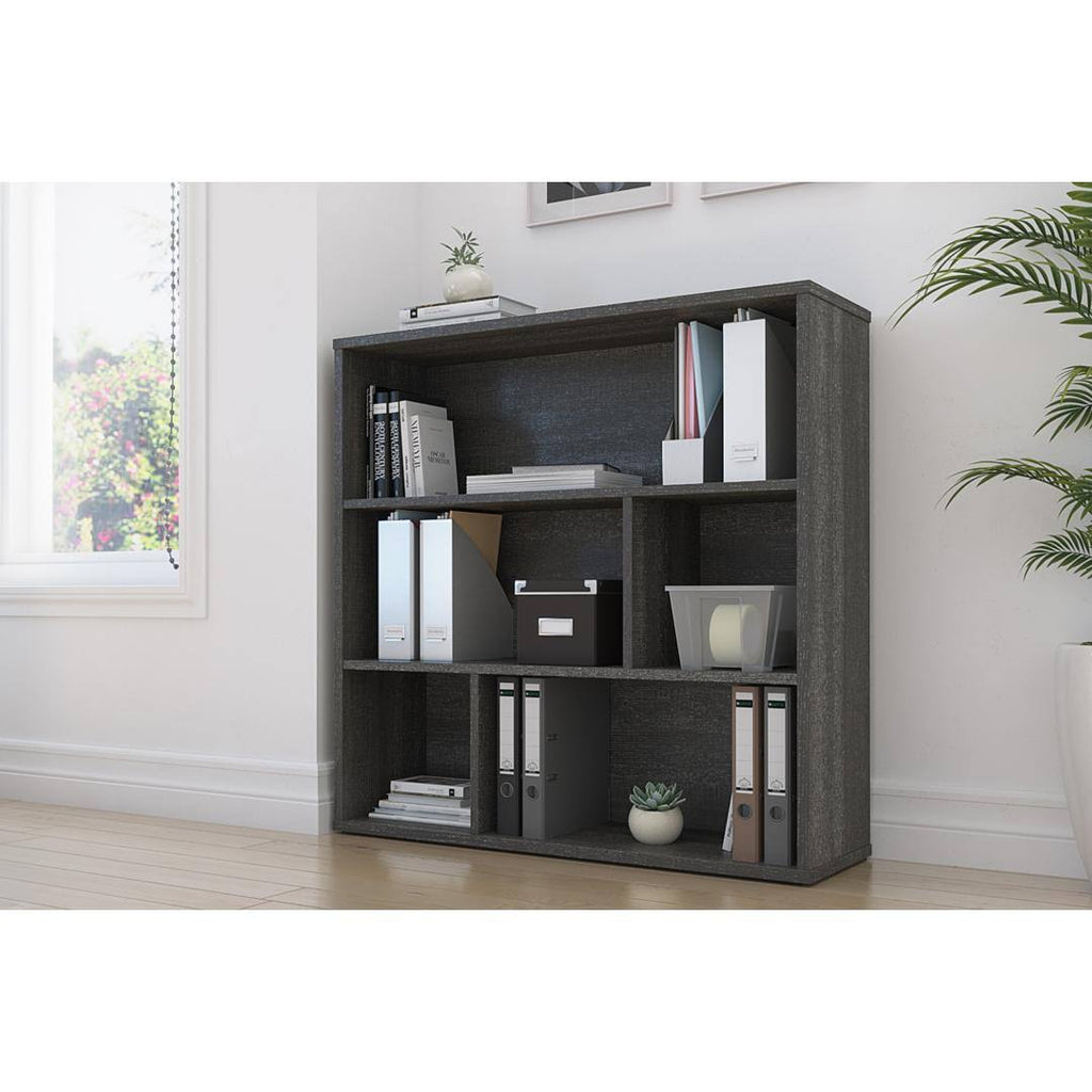White Asymmetrical Shelving Unit D200947