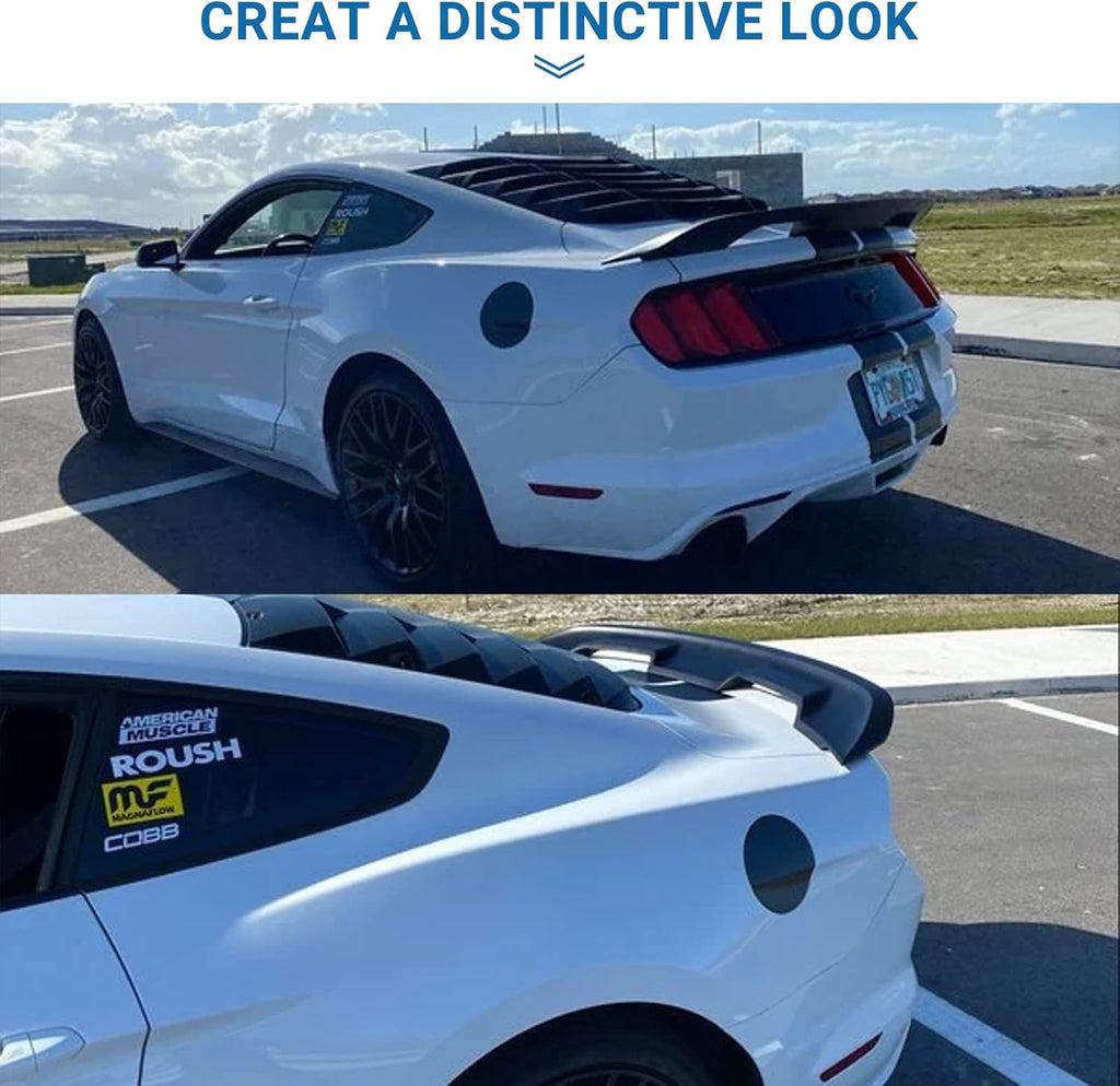 Glossy Black Rear Spoiler Wing for Mustang Coupe I73033