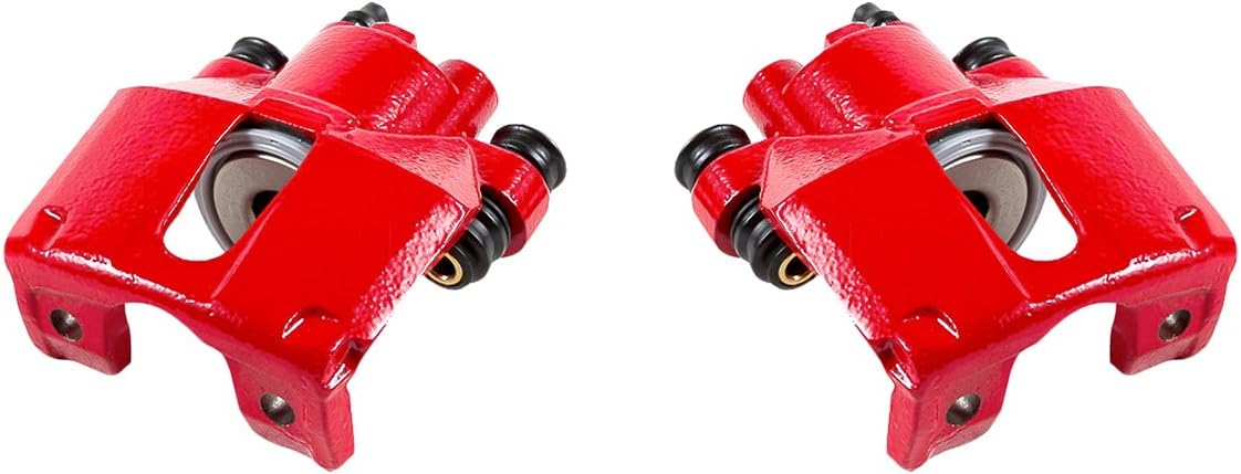 Red Powder Coated Caliper Assembly Pair Set J449