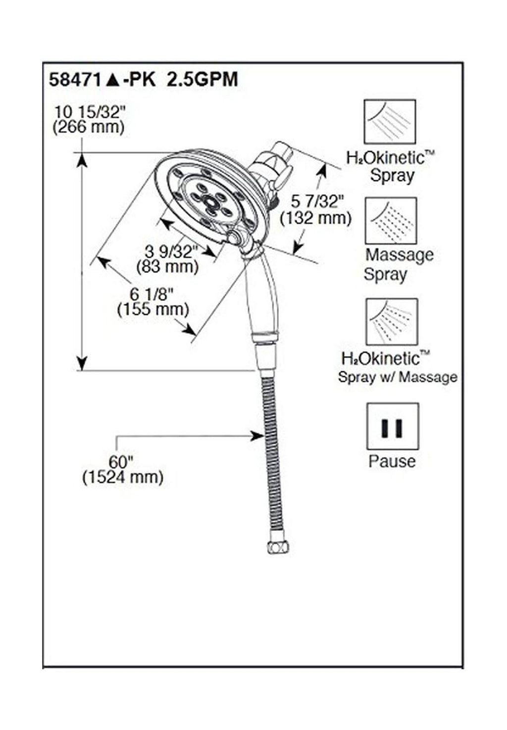 Two-in-One Shower D69070