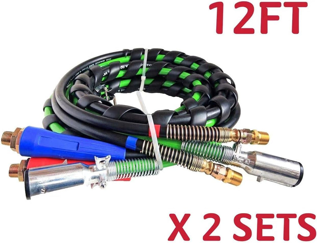 12 Ft 3-in-1 Truck Air Hose Assemblies B65564