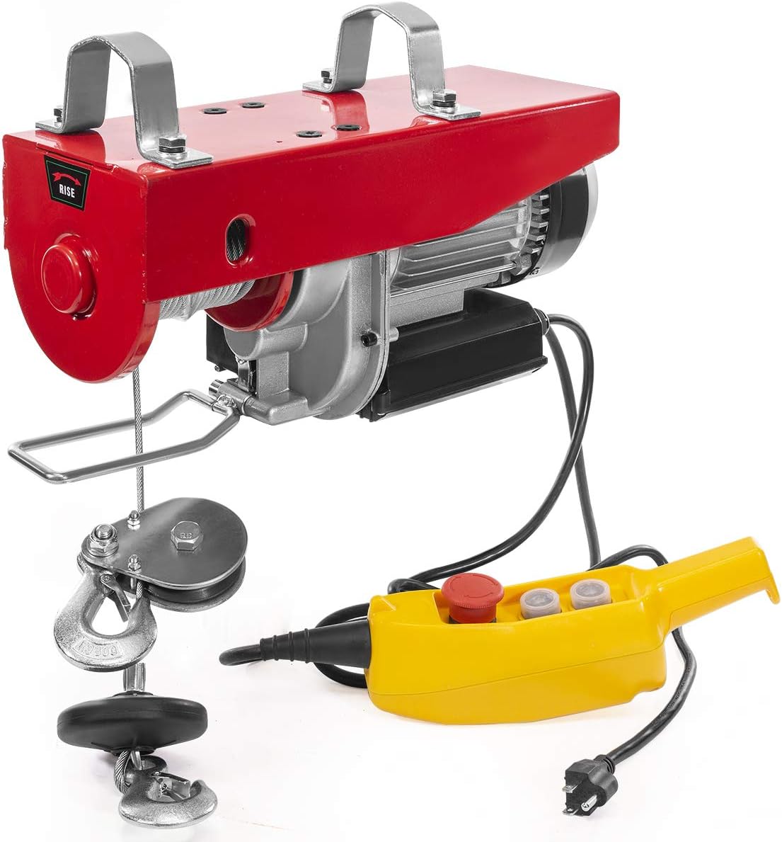 1500 LBS Electric Hoist with Remote Control Dual Line Operation Z5812