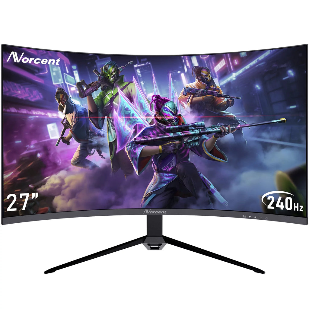 27-inch FHD VA Curved Gaming Monitor, 240Hz Refresh Rate, 1ms DisplayPort, HDMI, DP and Speakers A662