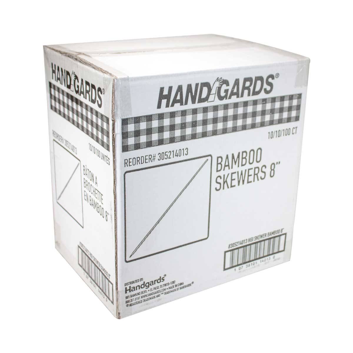 Disposable Bamboo Skewer, 8 inch - 10000 per CASE E809