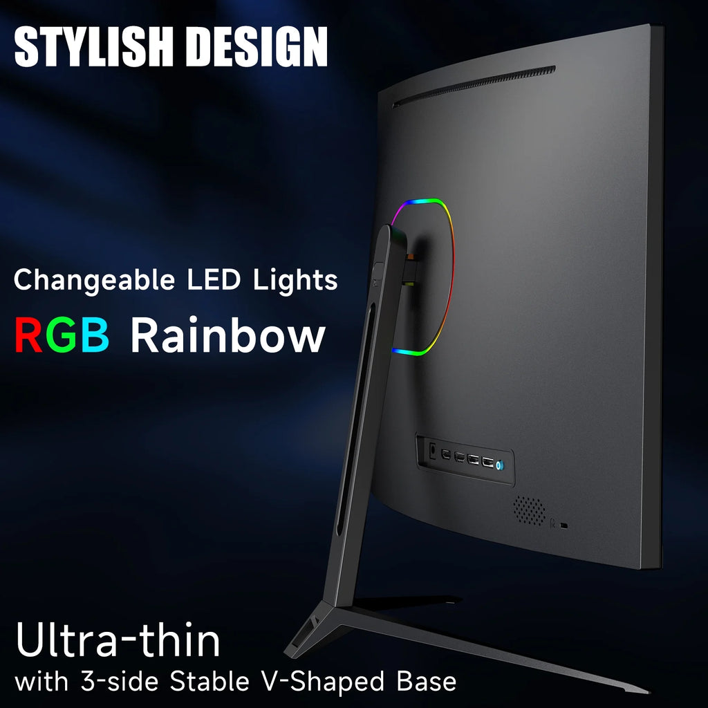 27-inch FHD VA Curved Gaming Monitor, 240Hz Refresh Rate, 1ms DisplayPort, HDMI, DP and Speakers A662