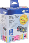 LC103 Color Ink Cartridge 3 Pack Cyan Magenta Yellow J314