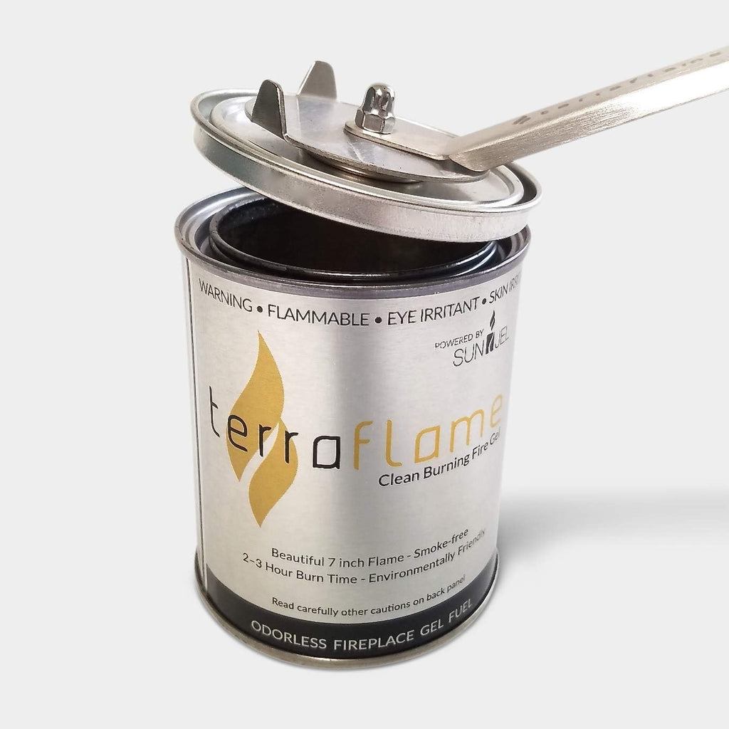 14 Inch Gel Fuel Snuffer with Built in Lid Opener and Magnetic Lid Remover O482