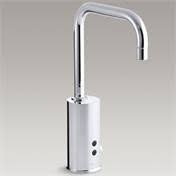 Polished Chrome Touchless Deck-Mount Faucet Q636001