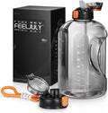 128 oz Reusable Water Bottle with Straw and Handle M6635