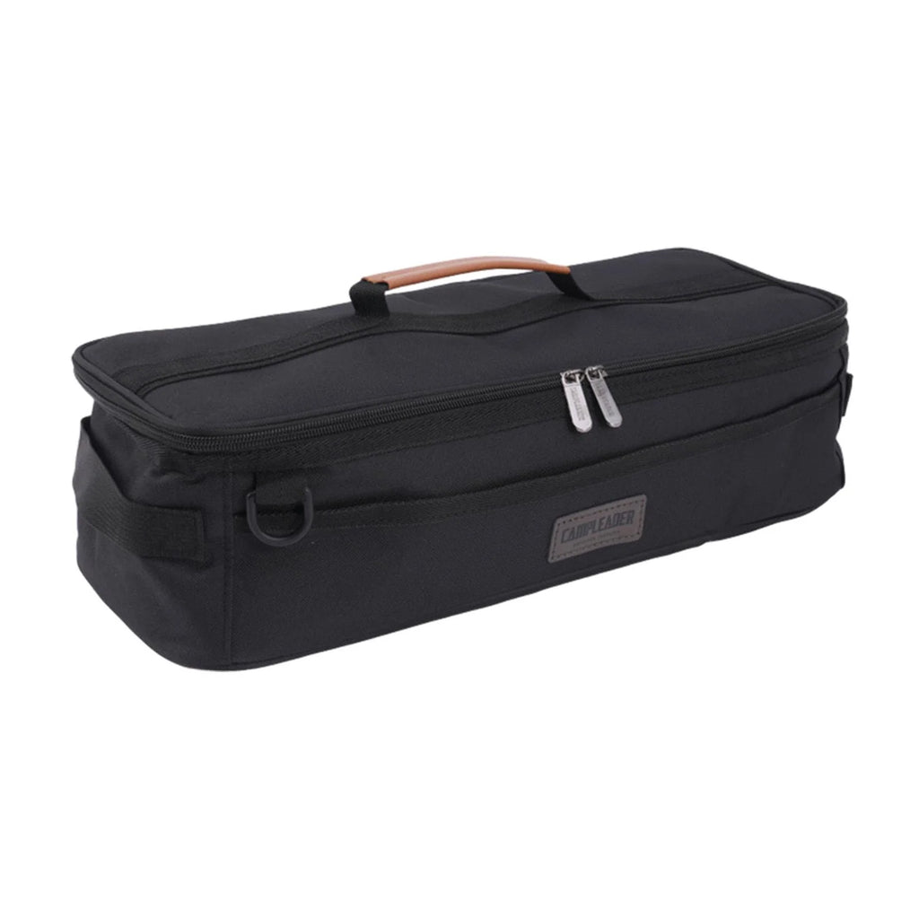 Tent Pole Bag with Handle Pockets Storage Bag for Hiking Travel black T336140