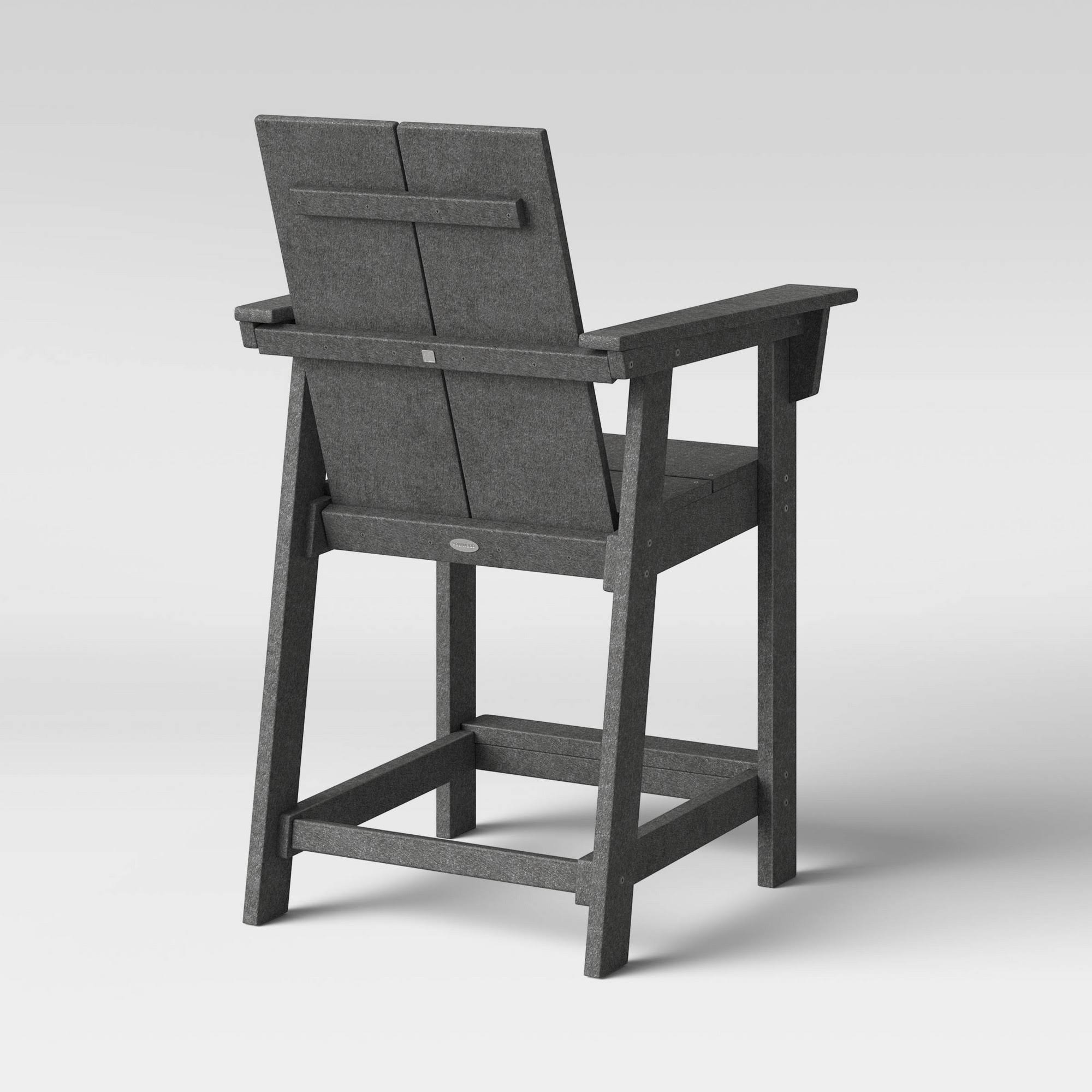 Gray Patio Counter Chair P3324