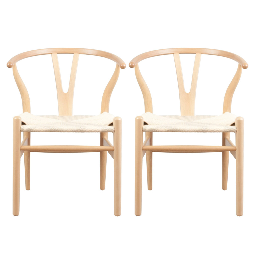 Mid-Century Modern Solid Wood Dining Chair E684217